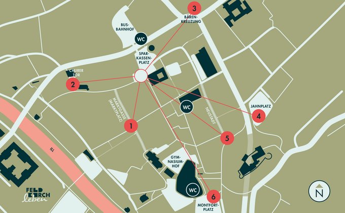 Ein Stadtplan