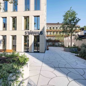 Ein Teil des Gebäudes Bärahus in Feldkirch