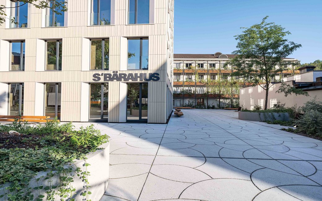 Ein Teil des Gebäudes Bärahus in Feldkirch