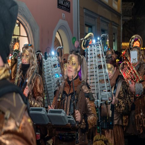 Guggenmusik am Musizieren 