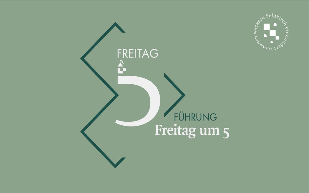 Ein grünes Sujet einer Freitag um 5 Führung