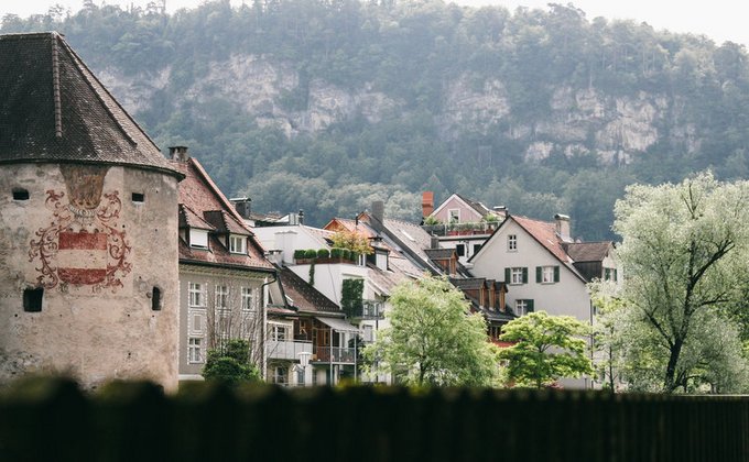 Ein Teil einer Stadt