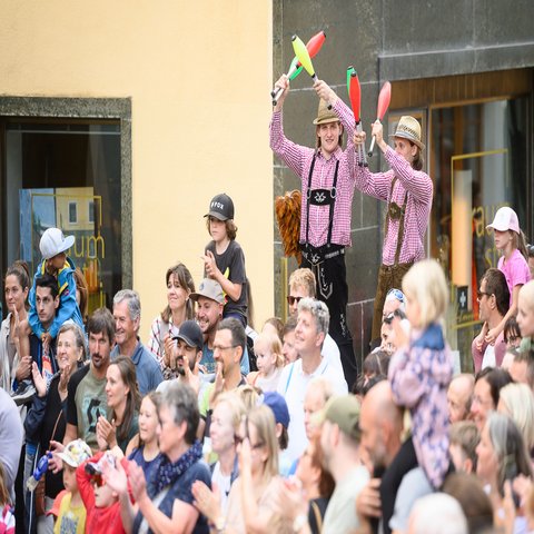 Eine Menschenmenge
